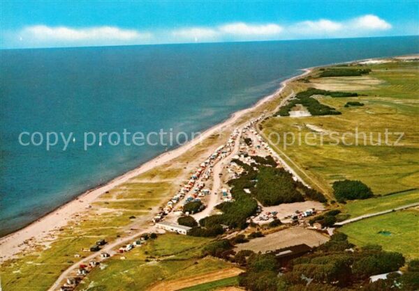Fehmarn Flügger Strand Fliegeraufnahme