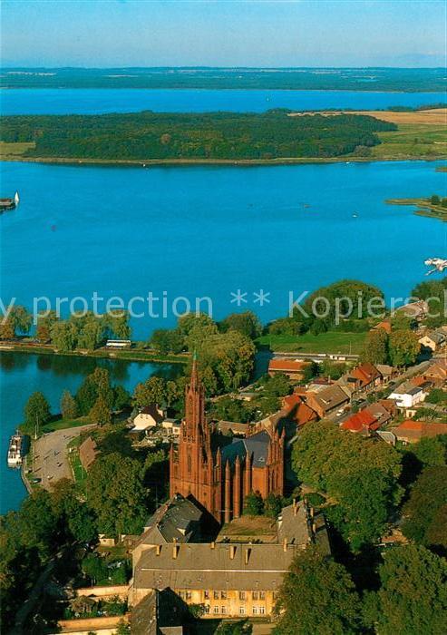 Malchow Fliegeraufnahme mit Kosterkirche und Fl
