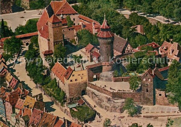 Nuernberg Fliegeraufnahme mit Burg