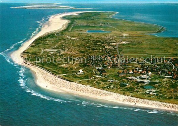 Langeoog Nordseebad Fliegeraufnahme