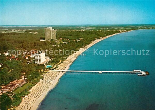 Timmendorfer Strand Seebrücke mit Hotel und Kongresszentrum