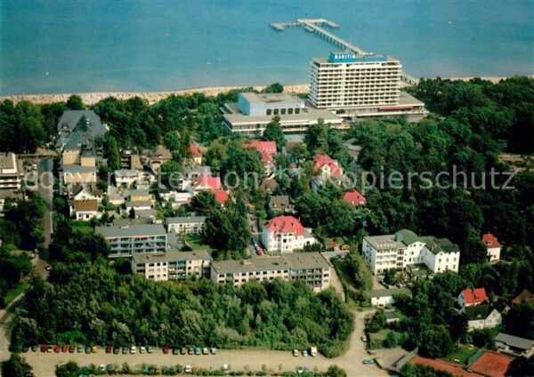 Timmendorfer Strand Fliegeraufnahme mit Hotel Maritim