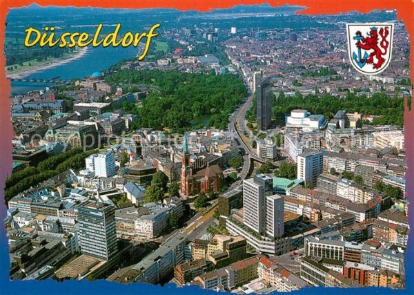 Duesseldorf Fliegeraufnahme