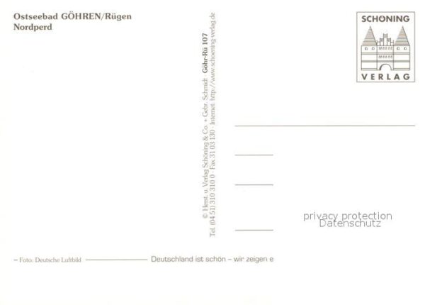 Goehren Ruegen Fliegeraufnahme mit Nordperd – Bild 2
