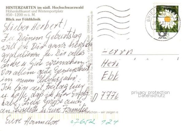 Hinterzarten Földiklinik Fliegeraufnahme – Bild 2