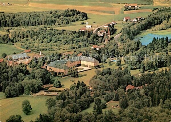 Tambach Weitramsdorf Fliegeraufnahme mit Wildpark Schloss Ta