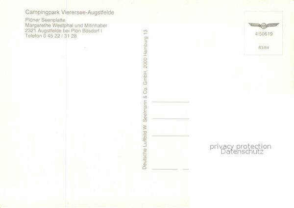 Ploen See Campingpark Vierersee Augstfelde Fliege – Bild 2
