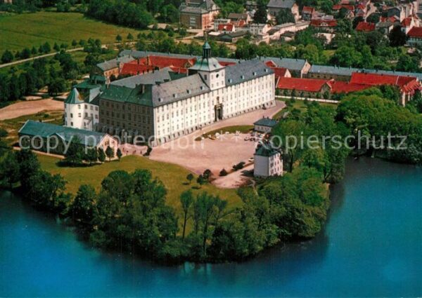 Schleswig Schlei Schloss Gottorf mit Burgsee Fliegeraufn