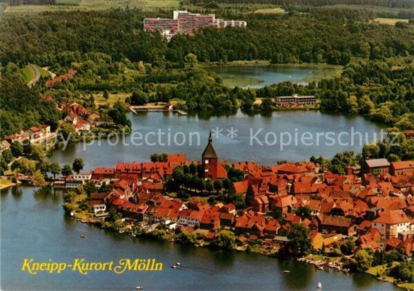 Moelln Lauenburg Fliegeraufnahme