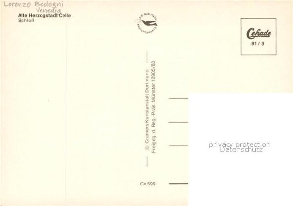 Celle Niedersachsen Schloss Fliegeraufnahme – Bild 2