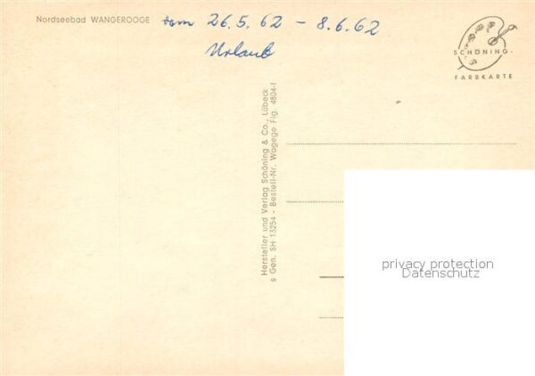 Wangerooge Nordseebad Fliegeraufnahme – Bild 2