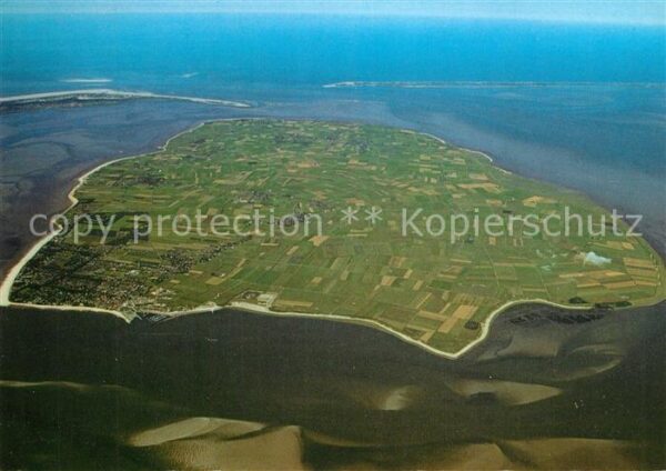 Insel Foehr Fliegeraufnahme