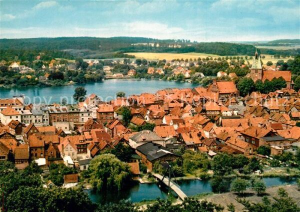 Moelln Lauenburg Blick vom Wasserturm