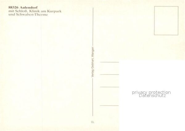 Aulendorf Fliegeraufnahme mit Schloss Klinik und – Bild 2