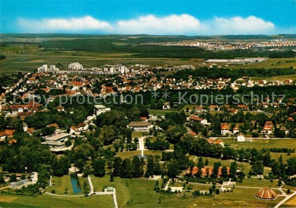 Bad Duerrheim Fliegeraufnahme mit Kurklinik Sonnenbüh