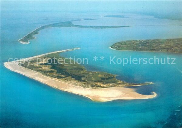 Amrum Fliegeraufnahme mit Insel Sylt und Föhr