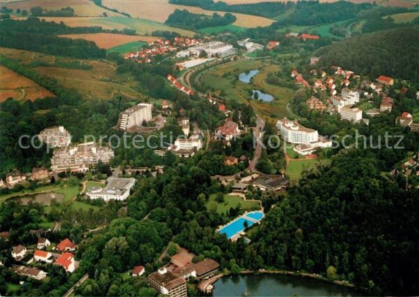 Bad Gandersheim Fliegeraufnahme mit Kurviertel