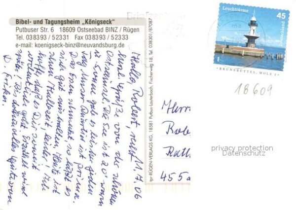 Binz Ruegen Fliegeraufnahme mit Bibel und Tagungshe – Bild 2