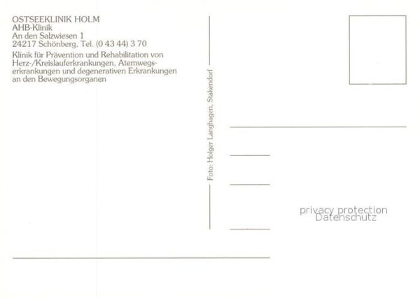 Schoenberg Holstein Ostseeklinik Holm AHB Klinik Fliegerauf – Bild 2