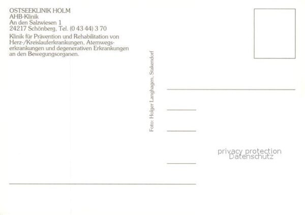 Schoenberg Holstein Ostseeklinik Holm AHB Klinik Fliegerauf – Bild 2