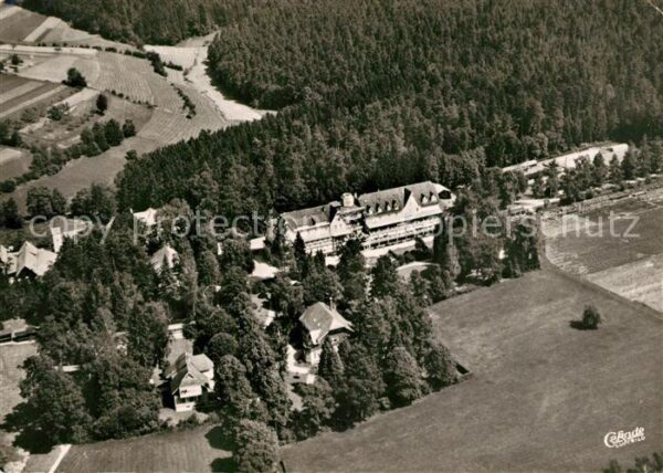Schoemberg Freudenstadt Waldsanatorium Schömberg Fliegeraufnahm
