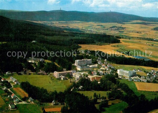 Alexandersbad Bad Fliegeraufnahme mit Ochsenkopf und Schn