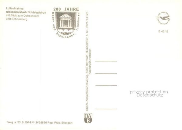 Alexandersbad Bad Fliegeraufnahme mit Ochsenkopf und Schn – Bild 2