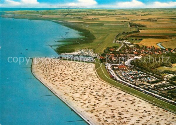 Neuharlingersiel Nordseeküstenbad Fliegeraufnahme