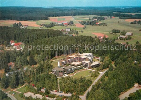 Koenigsfeld Schwarzwald Albert Schweitzer Klinik Fliegeraufnahm