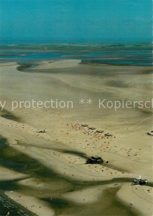 St Peter-Ording Ordinger Sandbank Fliegeraufnahme