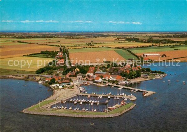 Insel Fehmarn Fliegeraufnahme mit Lemkenhafen