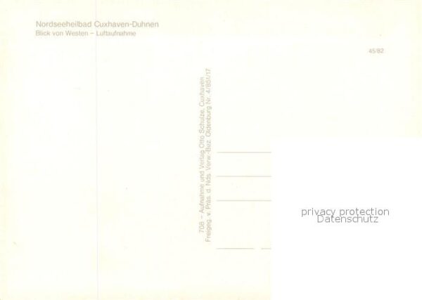 Cuxhaven Duhnen Nordseebad Fliegeraufnahme – Bild 2