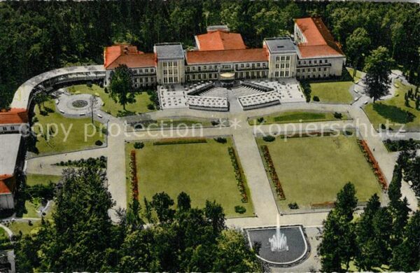 Bad Lippspringe Fliegeraufnahme Kaiser Karls Park Kurha