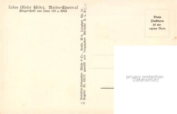 Laboe Fliegeraufnahme Marine Ehrenmal – Bild 2