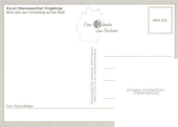 Oberwiesenthal Erzgebirge Fliegeraufnahme Fichtelberg – Bild 2