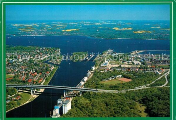 Kiel Fliegeraufnahme Holtenauer Schleusen Ho