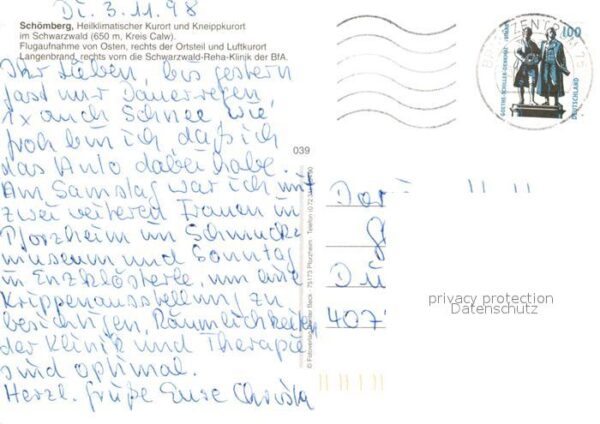Schoemberg Freudenstadt Fliegeraufnahme – Bild 2