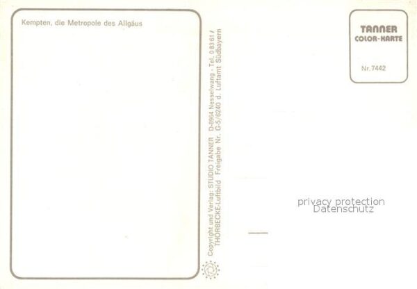 Kempten Allgaeu Fliegeraufnahme – Bild 2