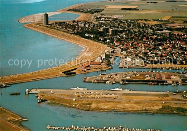 Buesum Nordseebad Fliegeraufnahme