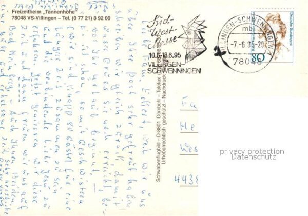 Villingen-Schwenningen Fliegeraufnahme Freizeitheim Tannenhöhe – Bild 2
