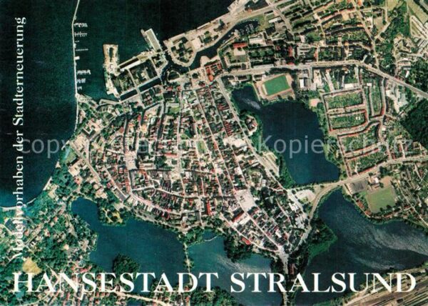 Stralsund Mecklenburg Vorpommern Fliegeraufnahme
