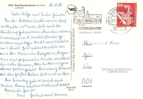 Bad Gandersheim Fliegeraufnahme – Bild 2