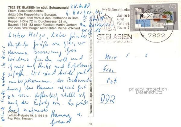 St Blasien Fliegeraufnahme – Bild 2