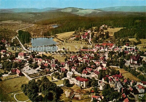 Hahnenklee-Bockswiese Harz Fliegeraufnahme