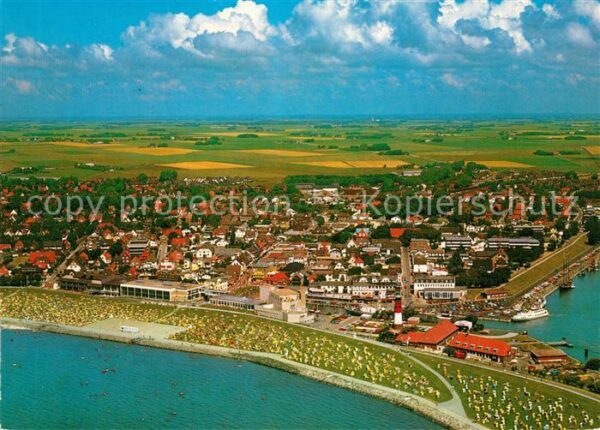 Buesum Nordseebad Fliegeraufnahme