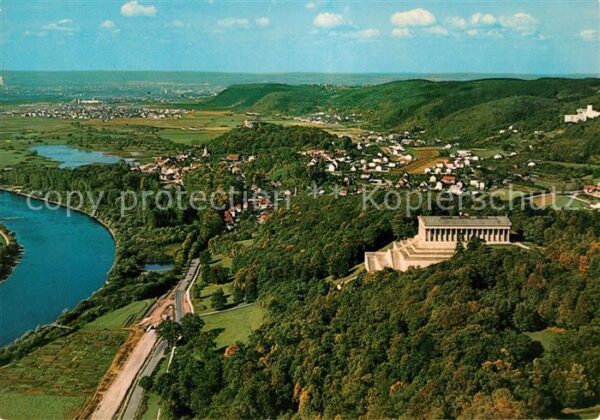 Donaustauf Fliegeraufnahme Walhalla