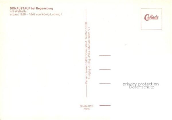 Donaustauf Fliegeraufnahme Walhalla – Bild 2