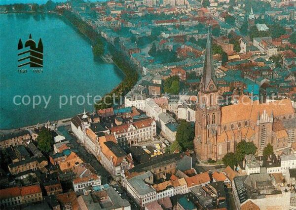 Schwerin Mecklenburg Fliegeraufnahme