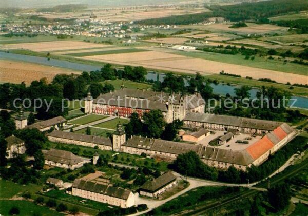 Hoexter Weser Fliegeraufnahme Kloster Corvey