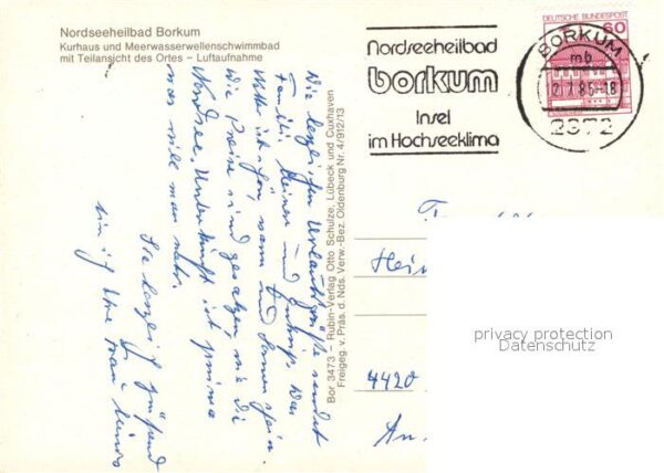 Borkum Fliegeraufnahme Kurhaus – Bild 2